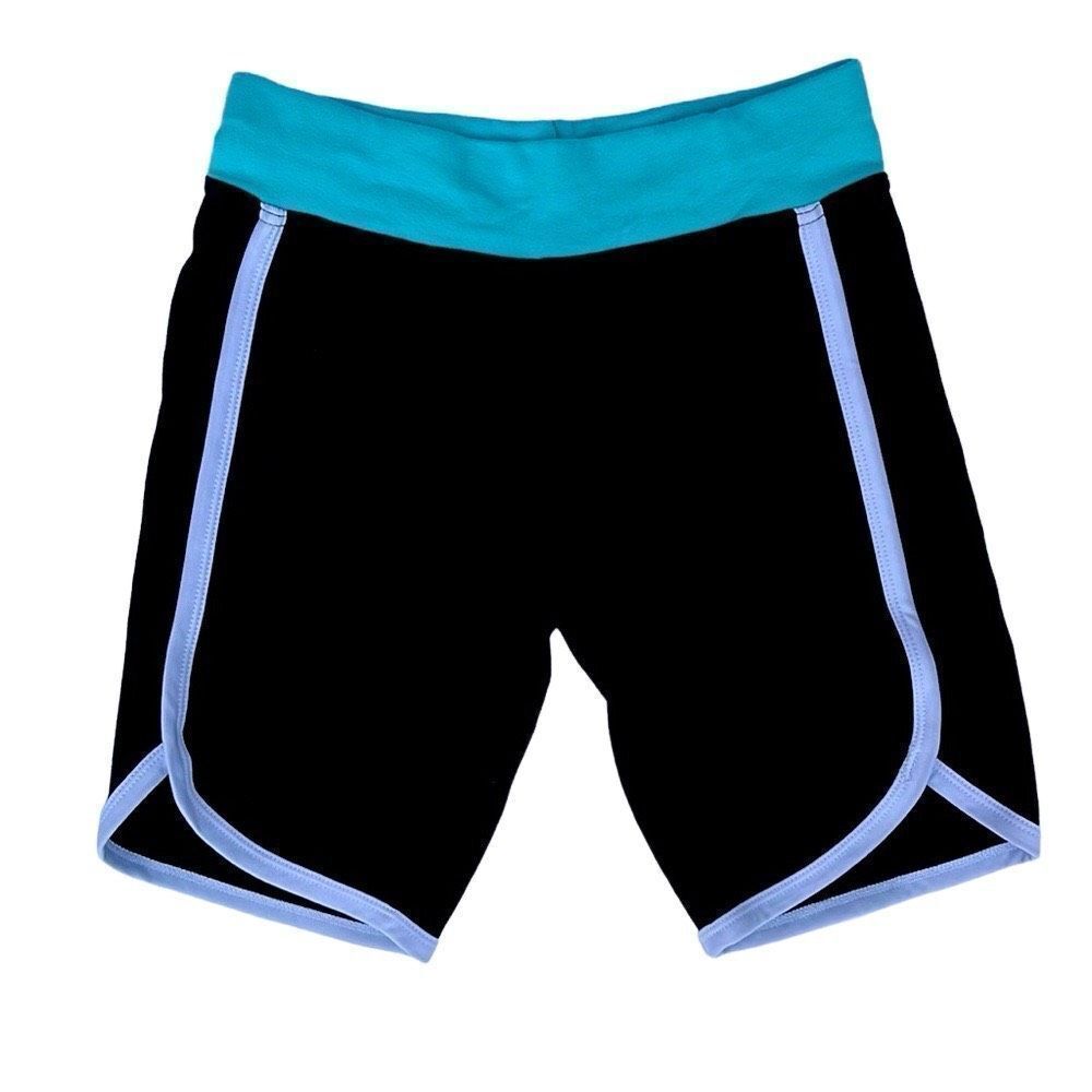 🔥4/$25 Womens Black Multicolor Biker Shorts Medium